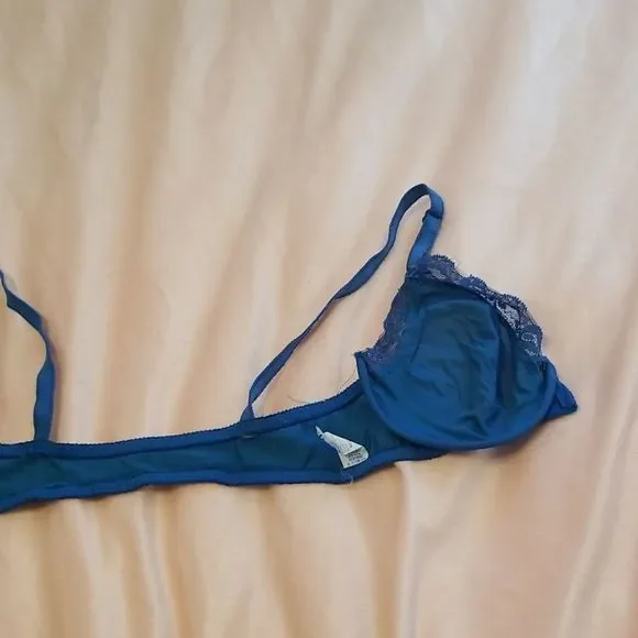 Vtg Warner's Lace & Satin Shine-on  Bra 34B - Picture 4 of 6